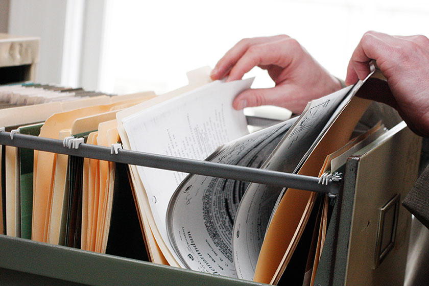 Shop filing cabinets that have factory-installed locks for secure storage.